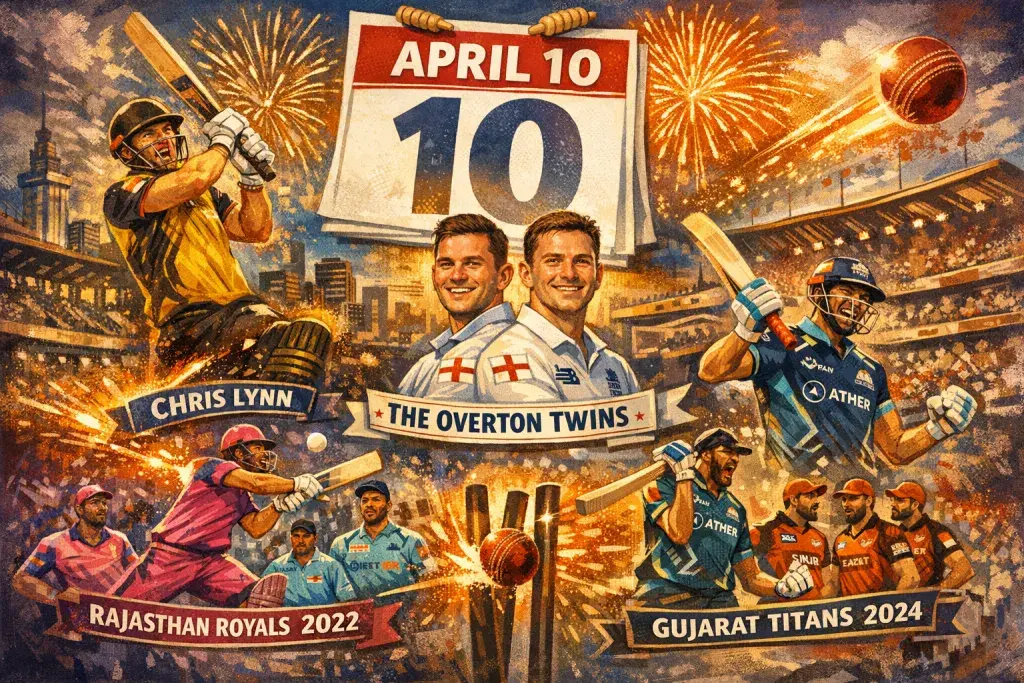 April 10 Marks Birthdays and Defining Moments Across Cricket History