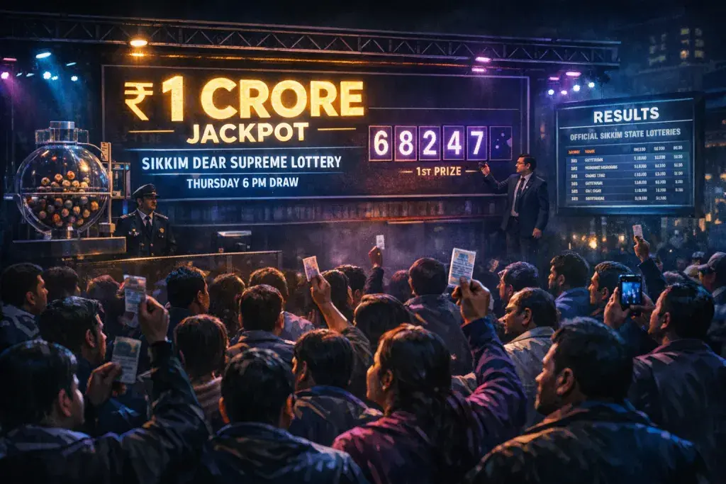 Sikkim Dear Supreme Lottery Draws Daily Crowds with ₹1 Crore Jackpot and Proven Trust